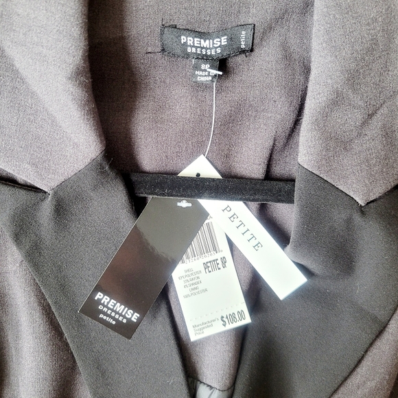 COPY - Premise Dress wrap me elegant office work belted - Picture 3 of 15